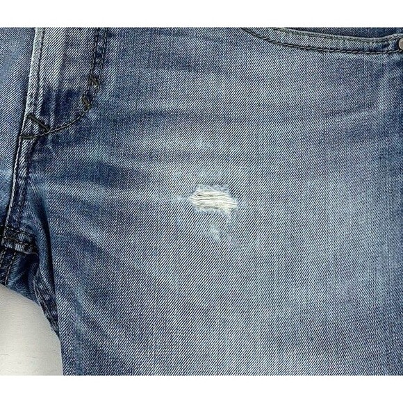 DIESEL THAVAR Denim Blue WASH 0848C Slim Skinny Jeans Mens Size 33x34 Distressed - Picture 3 of 14